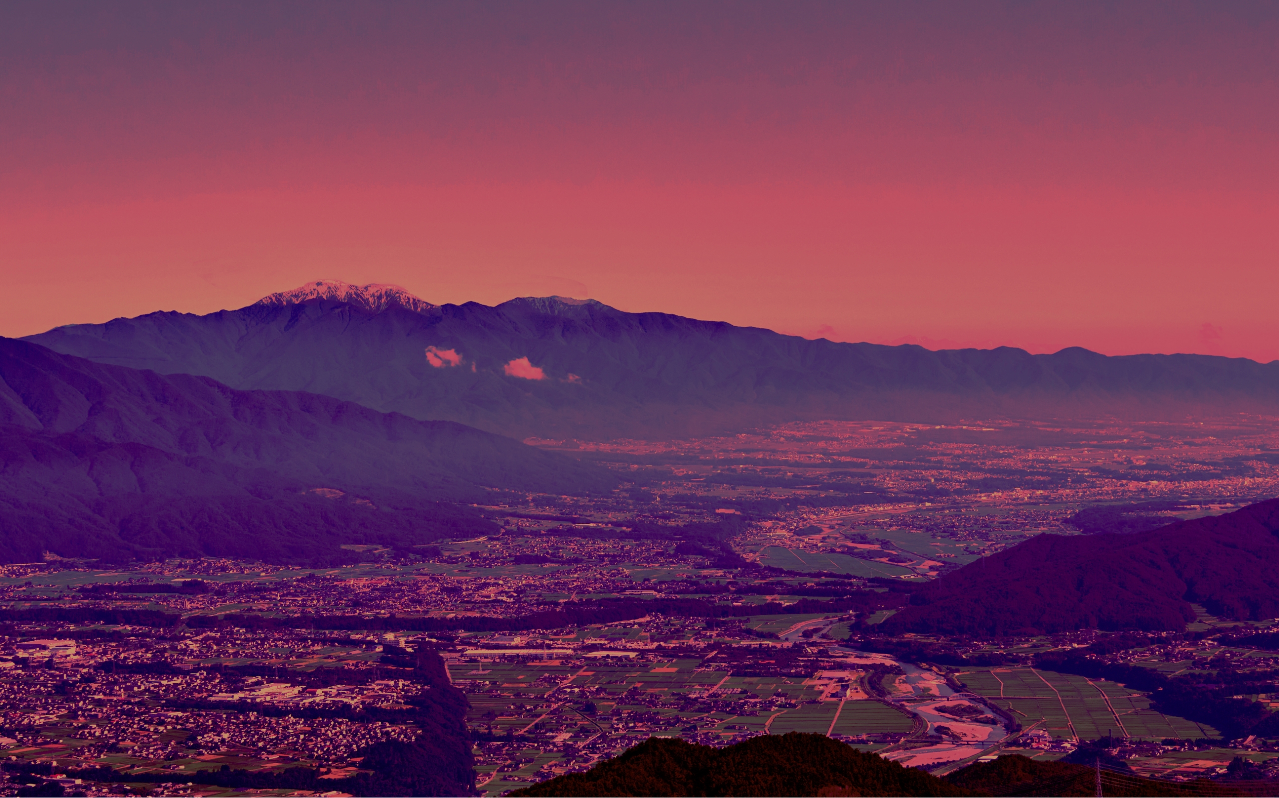 アルプスのふもと